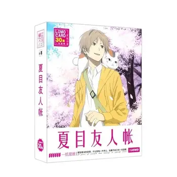 30 Sheets / Set Anime Natsume Yuujinchou Lomo Kartı Mini Kartpostal Tebrik Kartı Mesaj Kartı Yılbaşı Hediyeleri