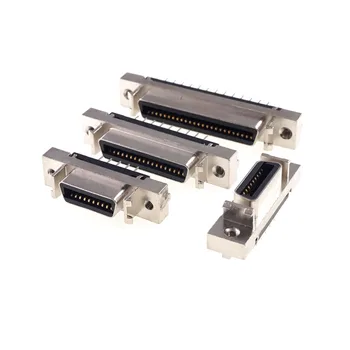 5 Adet Kadın MDR Servo Sürücü SCSI Konektörü HPCN Yuvası Tipi 14 20 26 36 50 68 Pin Soket 180 Derece Dikey Delikli PCB