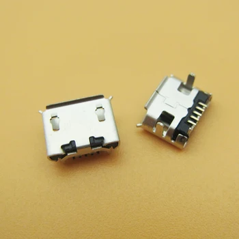 500 adet/grup mini mikro usb şarj portu jack konektör soket dock tak güç Blackberry 8520 için Lenovo IdeaTab A2109 U018