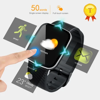 Kadın Erkek Spor akıllı saatler IOS Android telefon Smartwatch İçin Kalp Hızı İzleme mesaj hatırlatma Fonksiyonları kol saati
