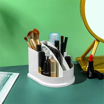 Masaüstü Kozmetik Saklama Kutusu Yaratıcı Düzensiz Makyaj Araçları Organizatör Dresser Günlük İhtiyaçlar Konteyner Ev Dekorasyonu