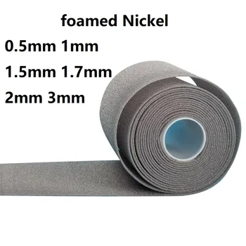0.5 mm 1mm 1.5 mm 1.7 mm 2mm 3mm kalınlığında Nikel köpük pil gözenekli nikel örgü Köpük nikel metal örgü Köpüklü Ni net