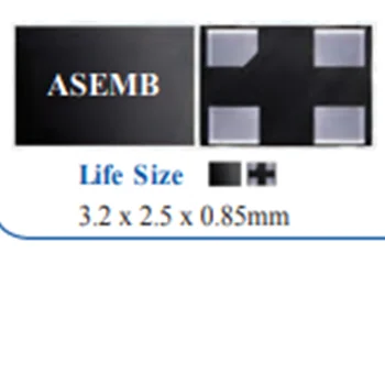 (1 ADET) ASEMB-66.000/66.666/66.667/71.4333/72.000/74.250/75.000/76.000 MHZ-LC-T 3.2 MM * 2.5 MM CMOS SMD KRİSTAL SAAT OSİLATÖRÜ