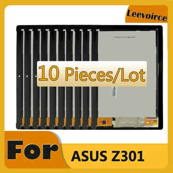 10 Adet Ekran ASUS ZenPad Z301M Z301MF Z301MFL Çerçeve İle dokunmatik ekranlı sayısallaştırıcı grup LCD yedek Parça Tamir