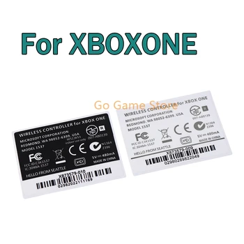 100 ADET XBOX ONE İçin Siyah ve Beyaz Denetleyici yapışkan etiket Xbox one Kablosuz Denetleyici için Kolu Arka Çıkartmalar