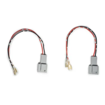 2 adet Araba Ses Oto Hoparlör Kayıpsız Kablo Bağlantı Adaptörü Braketi Bakır Tweeter Bas Tel Fiş Volvo XC90 XC60 XC40 S90 V90 3
