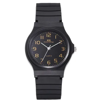 2023 Montre Femme Kadın İzle Moda Siyah Beyaz Kuvars Kol Saati Kadın Silikon Basit Saatler Lüks Bayanlar Reloj Mujer Часы