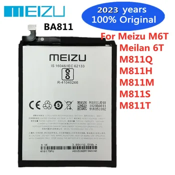 2023 Yıl 100 % Orijinal Pil BA811 Meizu M6T Meilan 6T M811Q M811H M811M M811S M811T 3300mAh Telefon Bateria