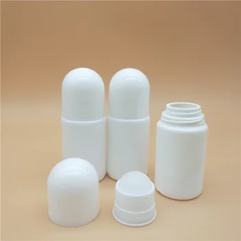 3 Adet 50ML Plastik Rulo Topu uçucu yağ Alt şişeleme Sis Konteyner Seyahat Doldurulabilir Şişe DIY Deodorant Aksesuarları
