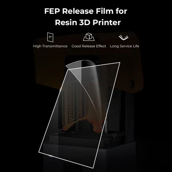 5 ADET Crealıty 3D Yazıcı Parçaları HALOT-MAGE PRO / HALOT-MAGE FEP Serbest Bırakma Filmi 10 inç Serbest Bırakma Filmi Reçine 3D Yazıcı Aksesuarları