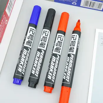 6/3 adet 6881 işaretleme kalemi İş Endüstriyel Ağır Kafa Büyük Yağ Kalem Yazma İşareti Express Sanat Grafiti Kalem Siyah Mavi Kırmızı