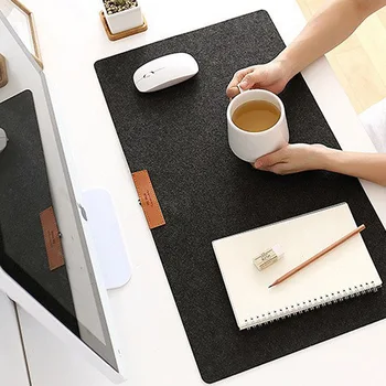 60X30cm Ofis Bilgisayar Masası Koruyucu Mat Masa Yün Keçe Mouse Pad Dizüstü Yastık kaymaz klavye matı Oyun Aksesuarları