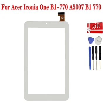 Acer Iconia One için B1-770 A5007 B1 770 dokunmatik ekran digitizer Sensörü Cam Dokunmatik Panel Değiştirme 0