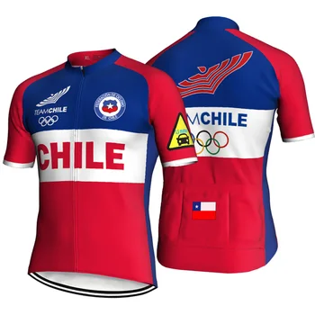 Açık Şili Kısa Kollu Bisiklet Jersey Ceket Bisiklet Gömlek Giyim Yol Yokuş Aşağı Dağ Yarışı Kuru Nefes Spor Bisiklet Üstleri