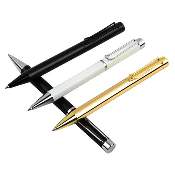 Baikingift 1 ADET Yüksek Kaliteli Metal Ağır Tükenmez Kalem 0.7 mm Mavi Siyah Top Promosyon Hediye okul için kalem Ofis Malzemeleri 0