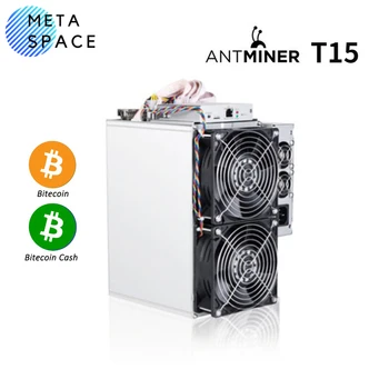 BİTMAİN AntMiner T15 Te madenci 23Th / s SHA256 BCH BTC Madencilik 1514 W Daha Antminer S9 S11 S11 S15 Innosilicon T2T M21 M20S M21S