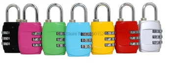DHL 100 adet 3 Arama Haneli Şifre Kombinasyonu Asma Kilit Bavul Bagaj Metal Kod Kilidi Mini Kodlu Anahtarlı Anti-Hırsızlık Kilitleri
