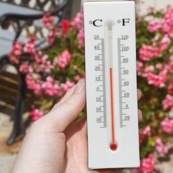 Duvar Asılı Termometre Çok Fonksiyonlu Sıcaklık Monitörü Küçük Değerli Anahtar Depolama Ölçüm aracı Kapalı Açık