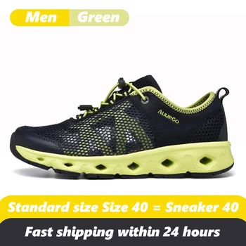 Erkek Memba Ayakkabı Hızlı Kuru Aqua Ayakkabı Nefes Yürüyüş Sığ Sneakers Plaj Sörf Yüzme Su Yalınayak Ayakkabı 0