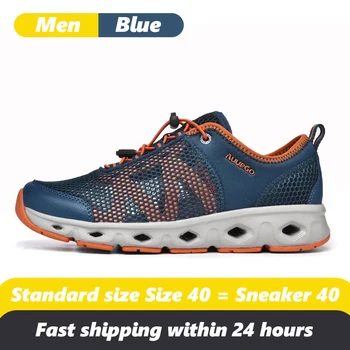 Erkek Memba Ayakkabı Hızlı Kuru Aqua Ayakkabı Nefes Yürüyüş Sığ Sneakers Plaj Sörf Yüzme Su Yalınayak Ayakkabı 1