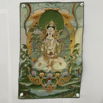 Herbalist Buda Nakış Tibet Thangka Ev Dekorasyon Boyama 1