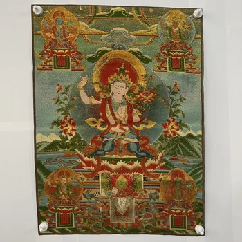 Herbalist Buda Nakış Tibet Thangka Ev Dekorasyon Boyama 2