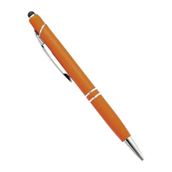 Iş personeli yazma imzalama için geri çekilebilir alaşım tükenmez kalem Stylus üst