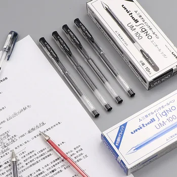Japonya UNİ Jel Kalem Kombinasyonu UM100 Çok paketi 0.5 mm Siyah Kalem Öğrenci Yazma Testi Kırtasiye 2