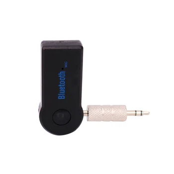 Kablosuz bluetooth uyumlu 5.0 Alıcı Verici Adaptörü 3.5 mm Jack Araç Ses Yardımcı Kulaklık Alıcısı Eller Serbest 0