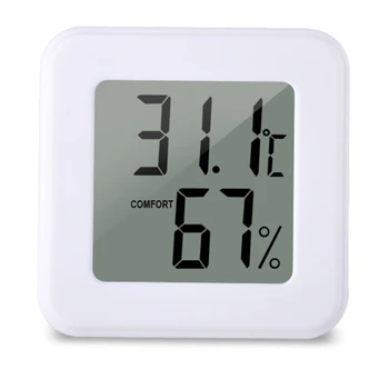 Kapalı Termometre LCD-Dijital Sıcaklık Odası Higrometre gösterge sensörü E65B
