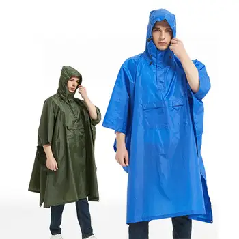 Kapşonlu Açık Yağmurluk Ceketler Su Geçirmez Yağmur Panço Pet Malzemeleri Açık Hava Etkinlikleri Kamp Yürüyüş Yağmurluk 4
