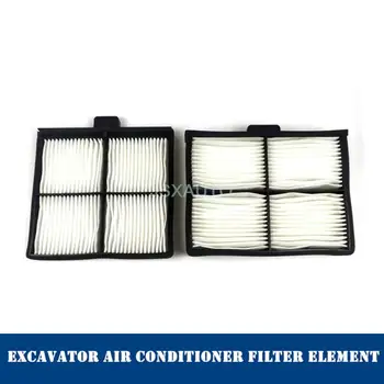Kobelco 200 250 260 350-10 Ekskavatör için Yeni dahili harici klima filtresi elemanı Filtre örgü yüksek kaliteli parçalar