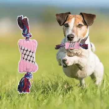 Köpek Çiğnemek Oyuncak Pratik Pet Yavru Köpek Bite Ses Oyuncak Taşınabilir Pet Ses Oyuncak Dahili Ses Köpek Diş Çıkarma Oyuncak Pet peluş oyuncak 2