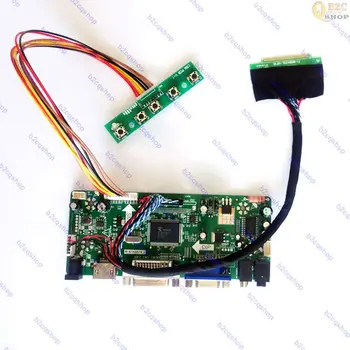 LCD Denetleyici Kurulu Kiti LVDS dönüştürücü monitör Ekran LTN170MT03 17“ 1680X1050 HDMI uyumlu + DVI + VGA + Ses