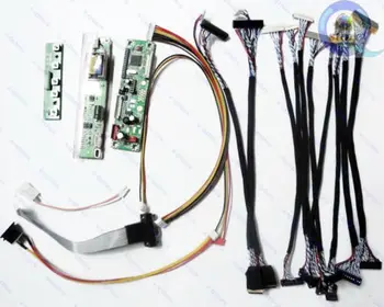 LCD Ekran Test Kiti-Denetleyici Kartı (Jumper Çözümü) LVDS Kabloları İnvertör
