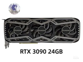 Leadtek RTX 3090 24 GB Grafik Kartı RTX3090 GDDR6X NVIDIA GPU 8nm 384Bit Ekran Kartı Oyun Kartı placa de video 19500 MHz