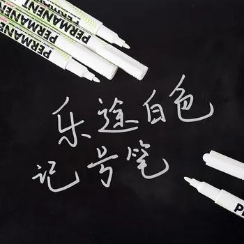 LLD 5 Adet Yağlı Beyaz Graffiti işaretleme kalemleri Su Geçirmez Kalıcı Kalem Lastik Boyama Dizüstü Lastik Sırtı Çevre Kalem Papeleria