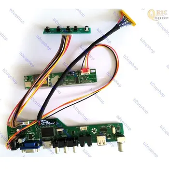 LVDS İnvertör LED Sürücü LCD denetleyici Kurulu Kiti için 1400X1050 ITSX95C HDMI uyumlu + VGA + AV + USB