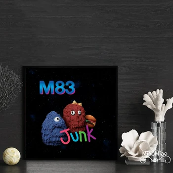 M83 Önemsiz Müzik albüm kapağı Posteri Tuval sanat baskı Ev Dekor duvar tablosu ( Çerçeve Yok )