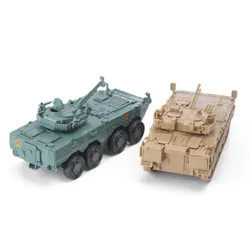 Masa Üstü Dekor için 1/72 Ölçekli Zırhlı Tank Modeli Bina Modelleri Minyatür