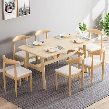 Modern Lüks Kamp yemek masası Ahşap İskandinav Mutfak Sehpalar Soyunma Açık Mesas De Jantar Oturma Odası Mobilya