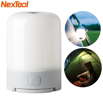 NexTool çok fonksiyonlu fener 600 lümen Ultra parlak asılı lamba açık uyarı USB şarj edilebilir 6 modu kamp ışık