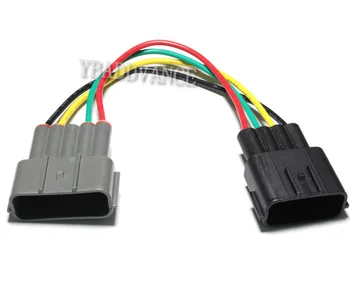 Nissans için PBT Siyah ve Gri Erkek Otomotiv Kablo Demeti Konnektörleri