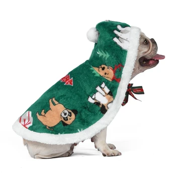 Noel Pet Kostümleri Cosplay Noel Baba Pelerin Küçük Köpek Kedi Yavru Köpek Elbise Hoodie Evcil Hayvan Giysileri Kedi Aksesuarları Hediye