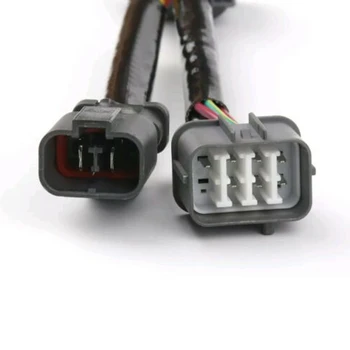 Obd1 To Obd2 10-Pin Dağıtıcı Adaptörü Jumper Kablo Demeti Honda Civic Acura için 3