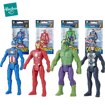 Orijinal Hasbro Marvel Avengers Süper Kahraman Aksiyon Figürü Klasik Görünüm Demir Adam Kaptan Amerika Anime Figürü Oyuncaklar Boys için Hediye