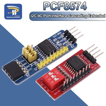PCF8574 PCF8574T I / O I2C IIC Port Arayüzü Desteği Basamaklı Genişletilmiş Modülü Arduino İçin genişletme kartı Yüksek Düşük Seviye