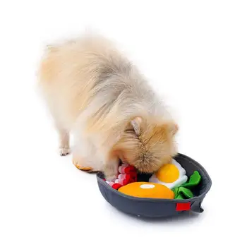Pet köpek halısı Köpek Nosework Pad Simülasyon Pastırma Kahvaltı besleme matı Köpekler İçin Yıkanabilir Pet Koklama Eğitim Battaniye Pet