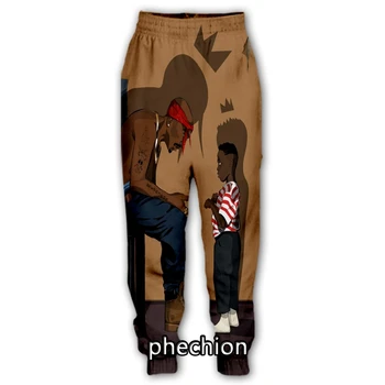 phechıon Yeni Erkek / Kadın Rapçi 2pac Tupac 3D Baskılı Rahat pantolon Moda Streetwear Erkekler Gevşek Spor Uzun Pantolon F185