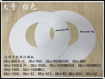 Pioneer DDJ XDJ Denetleyici CDJ Disk Üreticisi Döner Plaka Etiket koruyucu film Büyük, Orta ve Küçük Beyaz